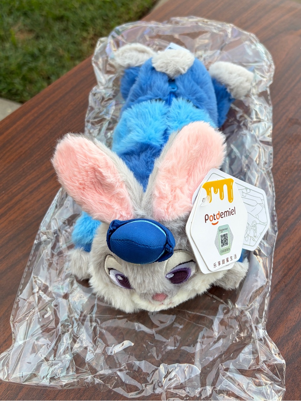Disney Zootopia Judy Hopps Potdemiel Plush Pencil Case New With Tags